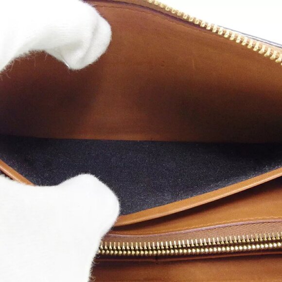 CELINE wallet logo leather used Authentic - Picture 7 of 9